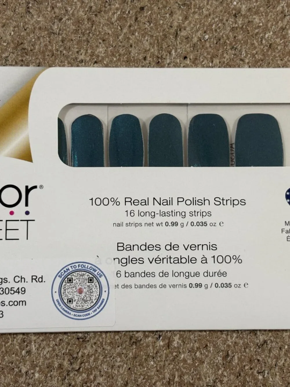 Color Street 100% Real Nail Polish Strips 5ct (16 long-lasting strips each) #2